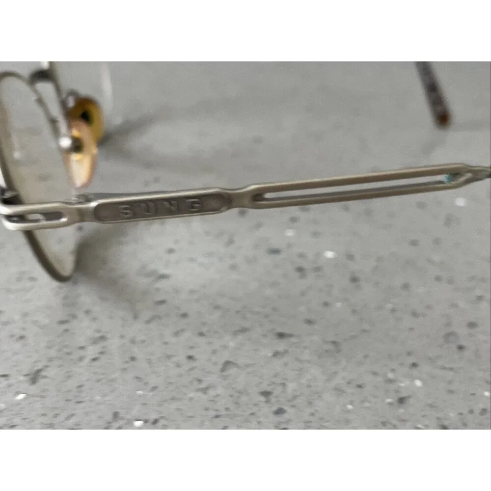 Alfred Sung Italy BRZ CEN 50-19-130 Metal Full Rim Eyeglasses Frames ONLY Bronze